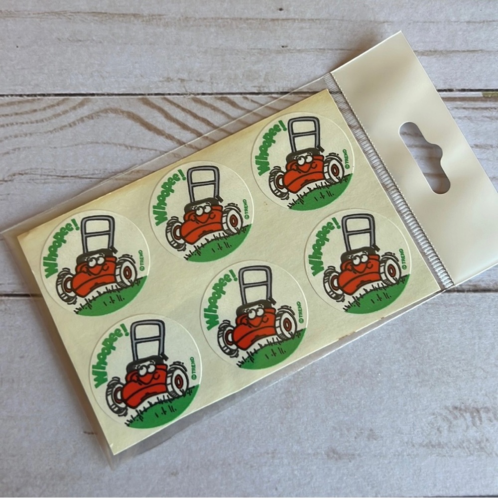 80s Vintage Fresh Cut Grass Scratch n’ Sniff Sticker 1/2 Sheet RARE!